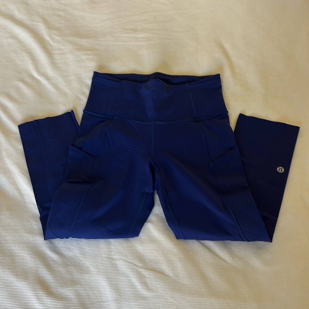 Cobalt Blue Lululemon Leggings